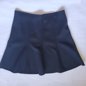 Ann Taylor A-Line Flare Black Mini Skirt Size 4
